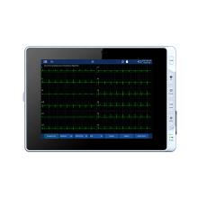 Precio portátil de alta calidad barato 12-lecho adquisición sincrónica y pantalla de cardiógrafo ECG de pantalla